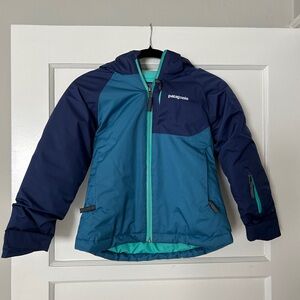 Patagonia Blue and Teal Ski Jacket - Kids